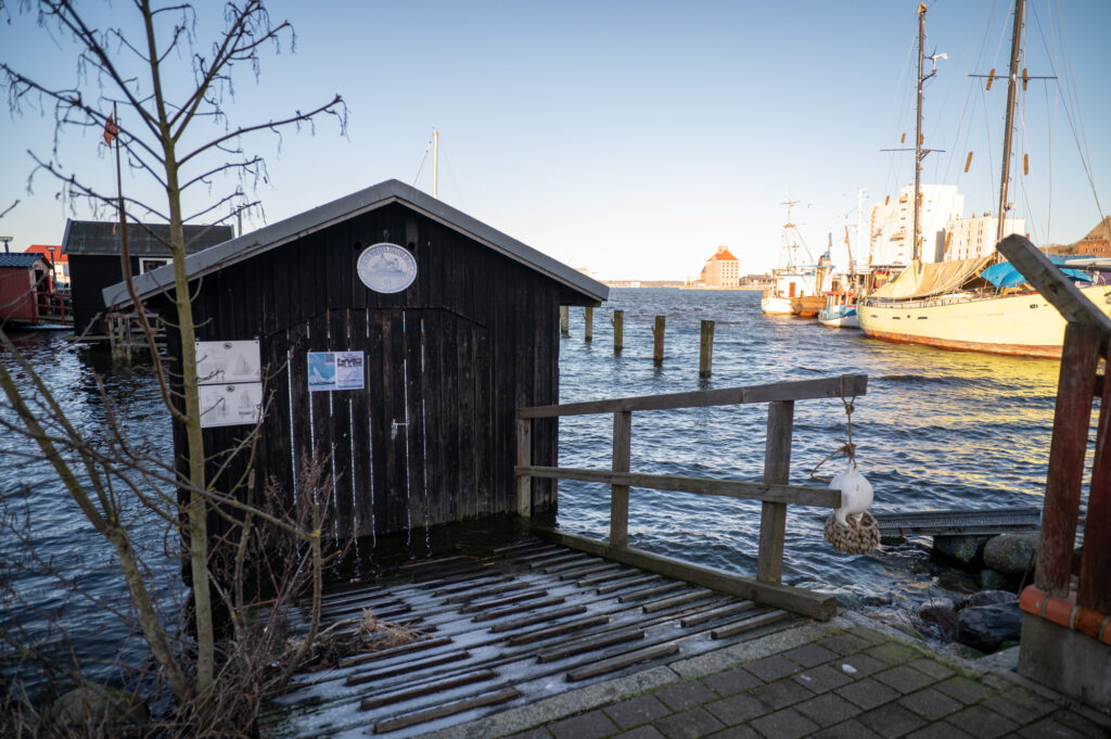 Museumswerft - viel Wasser in der Förde